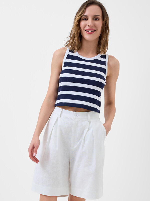 PLAYTODAY Топ 590261 12666140 белый,тёмно-синий