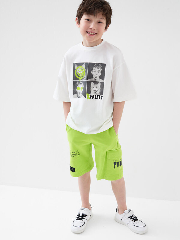 PLAYTODAY Полуботинки 590294 12611773 белый,черный