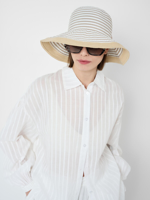 PLAYTODAY Шляпка 590297 12666292 белый,бежевый