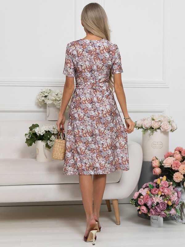 LT Collection Платье 590307 П15514-45М лилово-коричневый