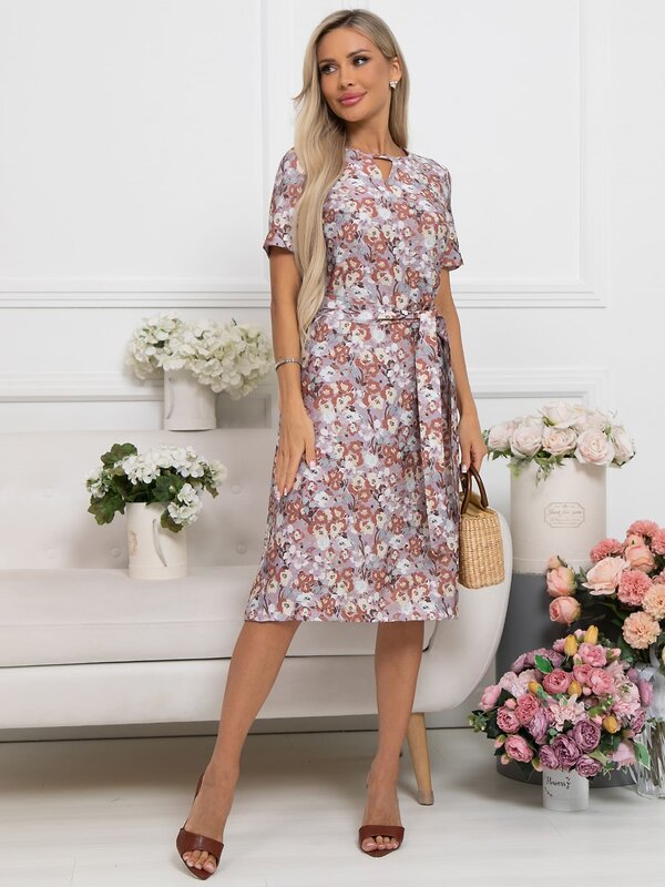 LT Collection Платье 590307 П15514-45М лилово-коричневый