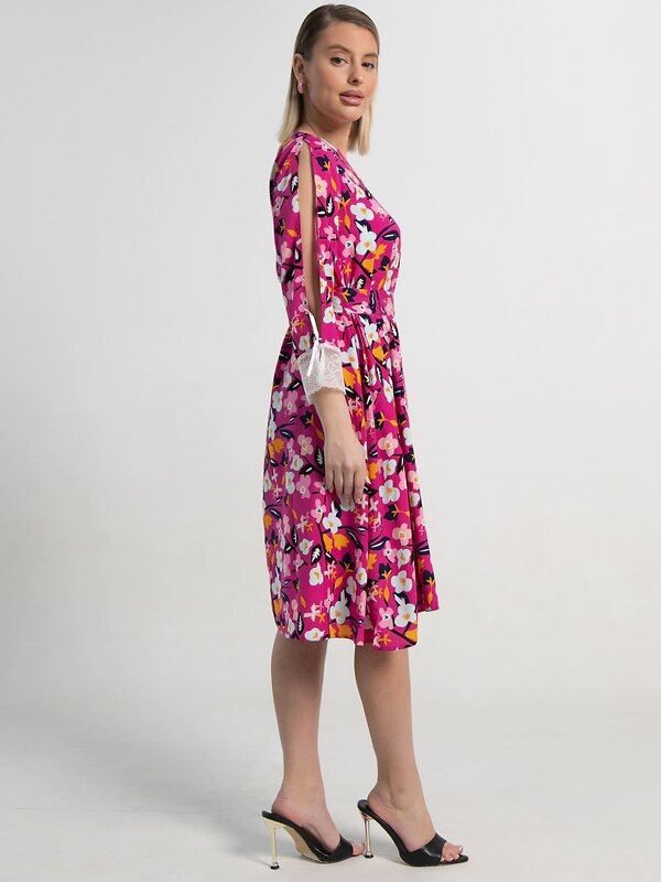 LT Collection Платье 590310 П15633-33М фуксия