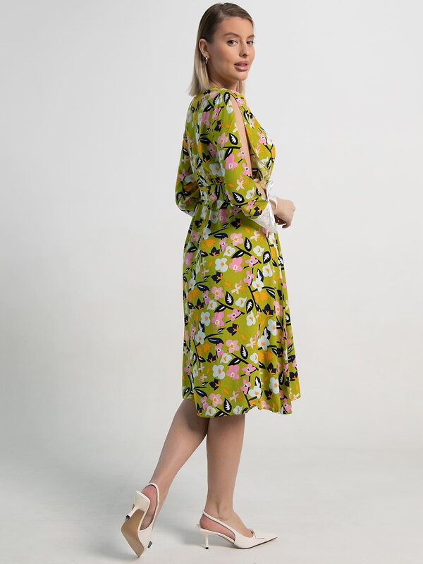 LT Collection Платье 590312 П15634-33М зеленый