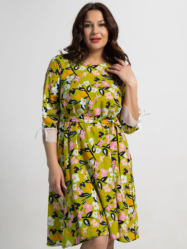 LT Collection Платье 590312 П15634-33М зеленый