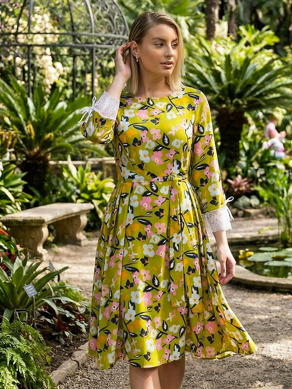 LT Collection Платье 590312 П15634-33М зеленый