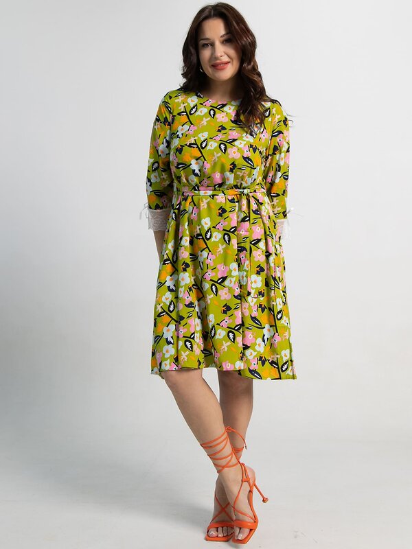 LT Collection Платье 590312 П15634-33М зеленый