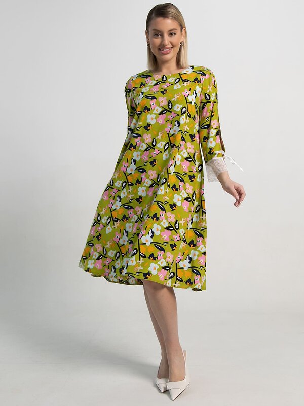 LT Collection Платье 590312 П15634-33М зеленый