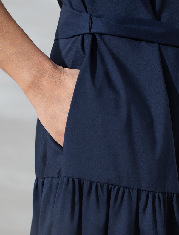 VILATTE Платье 590313 D22.265 темно-синий