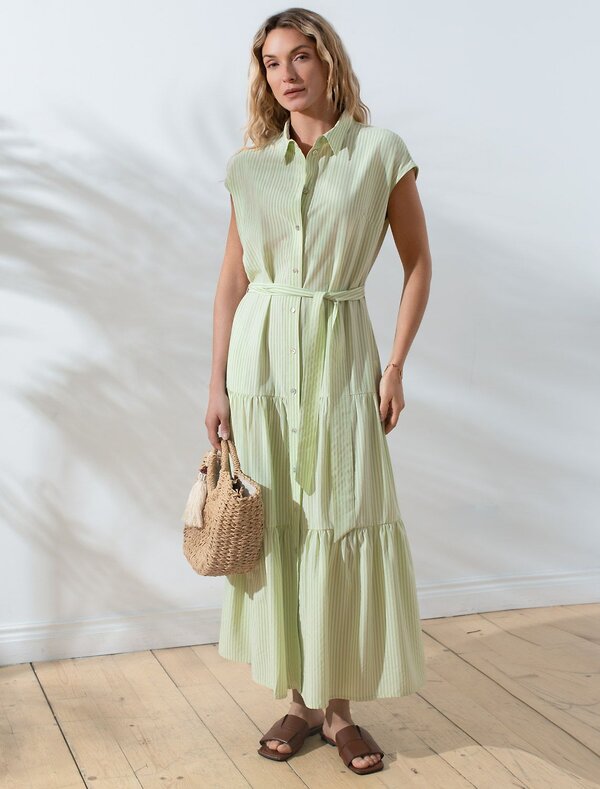 VILATTE Платье 590315 D22.265 фисташковый