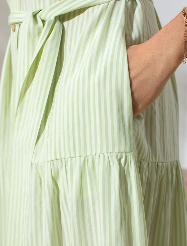 VILATTE Платье 590315 D22.265 фисташковый