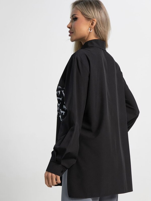 LT Collection Рубашка 590318 Б15481-8М черный