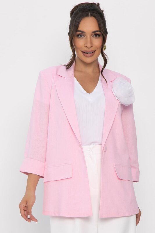 LT Collection Пиджак 590324 Б15430-7М розовый