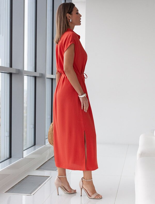 VILATTE Платье 590331 D22.269 коралловый