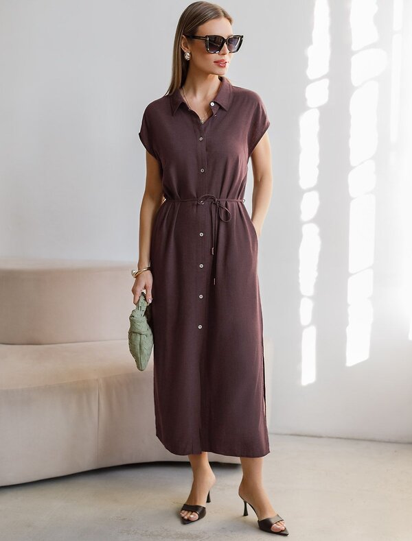 VILATTE Платье 590332 D22.269 коричневый