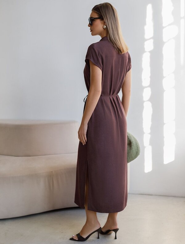 VILATTE Платье 590332 D22.269 коричневый