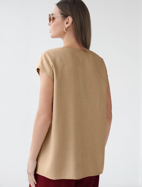 VILATTE Топ 590339 D23.077 бежевый