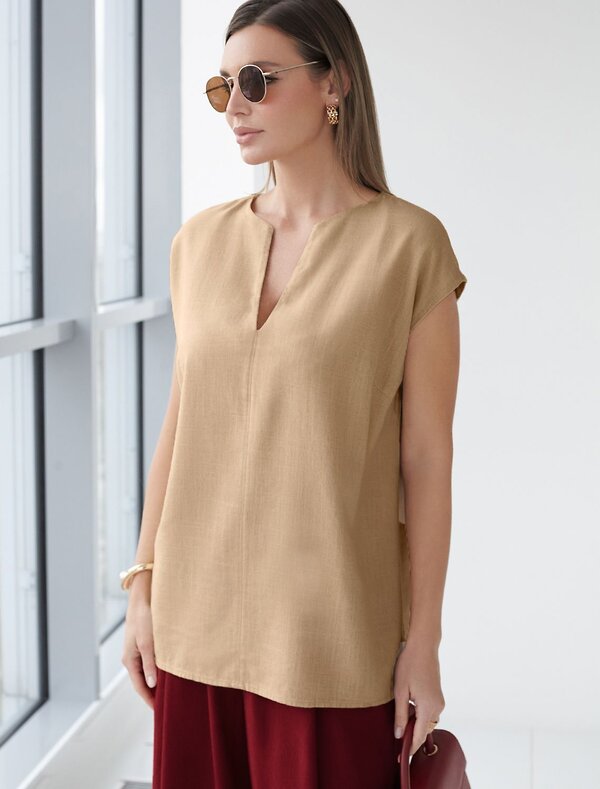 VILATTE Топ 590339 D23.077 бежевый