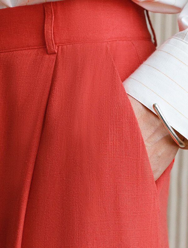 VILATTE Брюки 590348 D24.308 коралловый