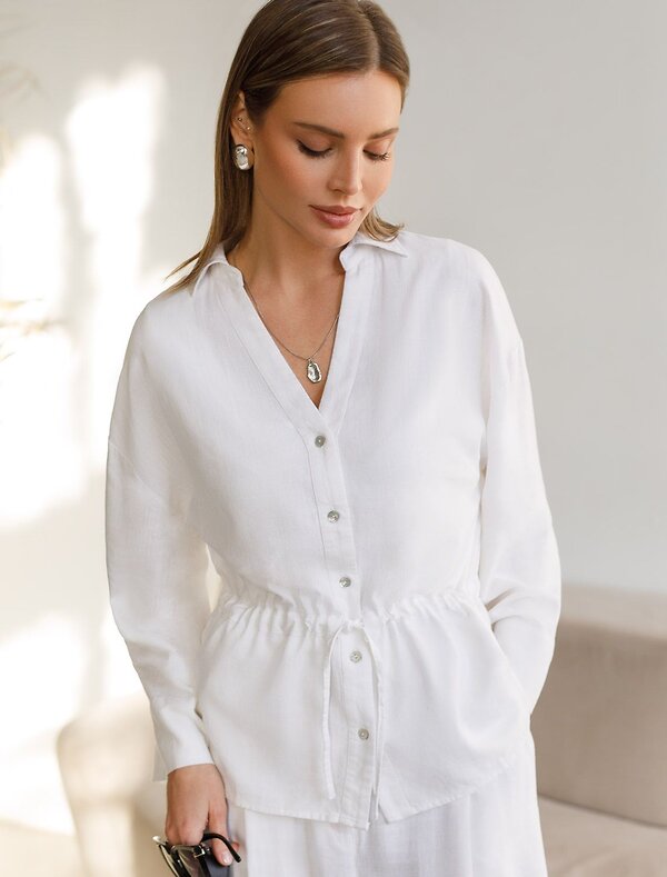 VILATTE Блузка 590353 D29.345 белый