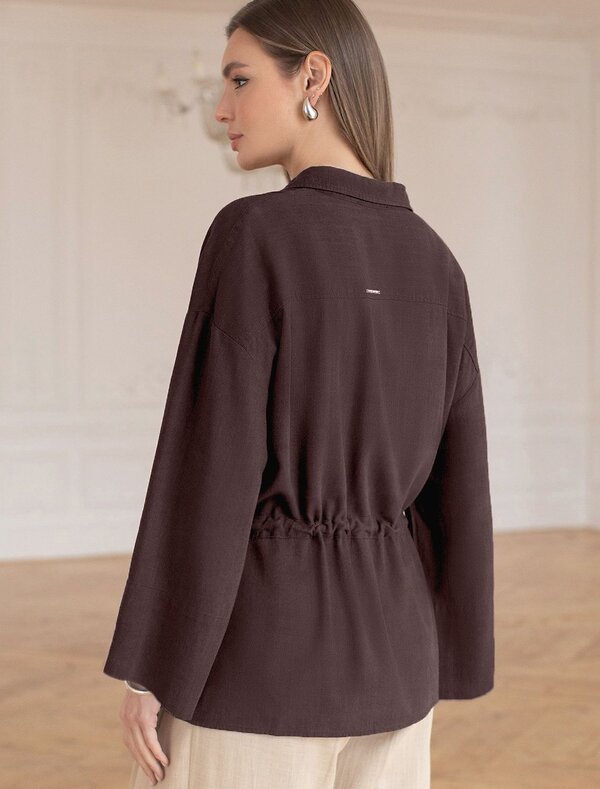 VILATTE Блузка 590356 D29.345 коричневый