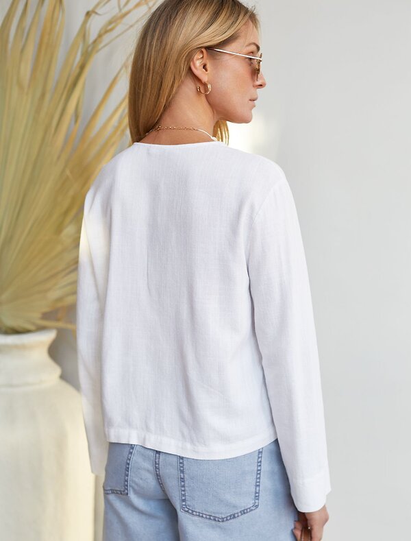 VILATTE Блузка 590365 D29.358 белый