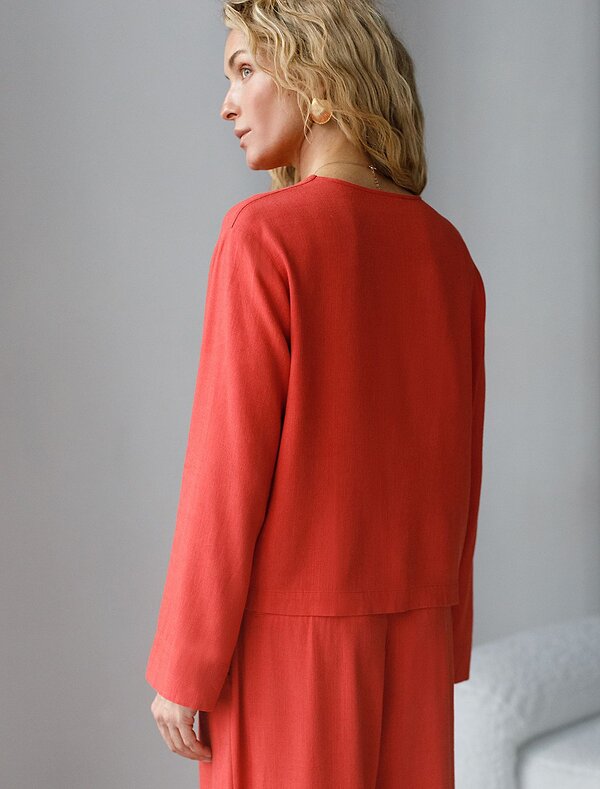 VILATTE Блузка 590366 D29.358 коралловый