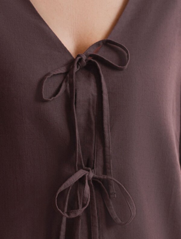 VILATTE Блузка 590367 D29.358 коричневый