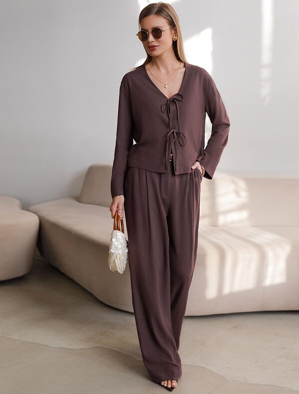 VILATTE Блузка 590367 D29.358 коричневый