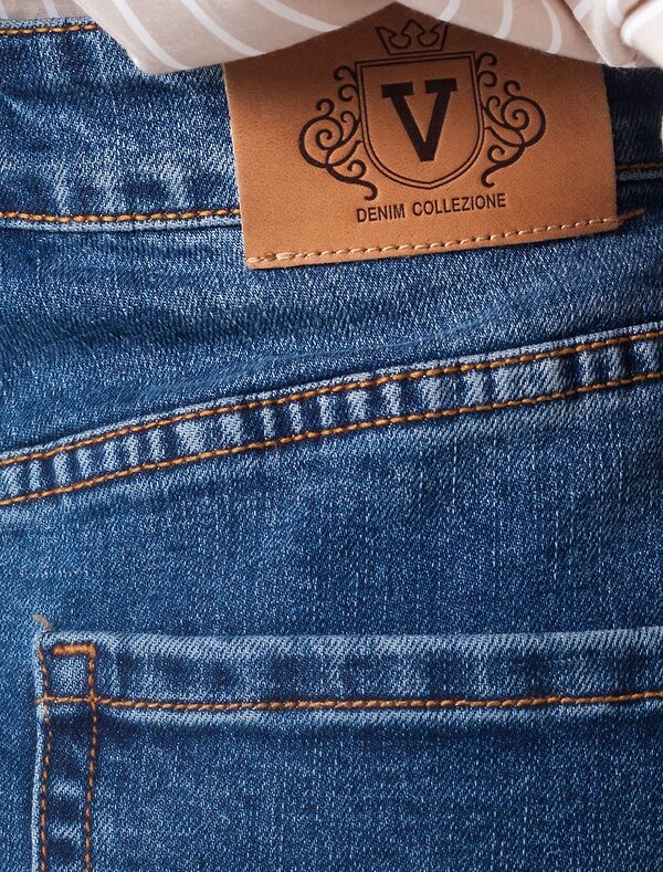 VILATTE Юбка 590369 D56.089 темно-синий