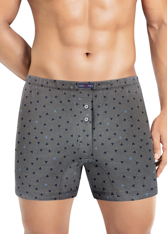 ТЕТ-а-ТЕТ Трусы 590382 MBX601227к_пер т.серый/джинсовый
