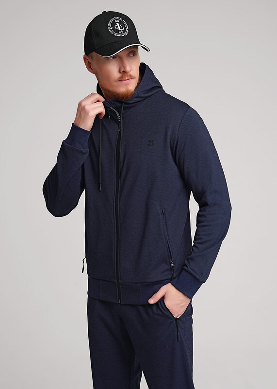 CLEVER Куртка 590396 662108зэ maxi т.синий/чёрный