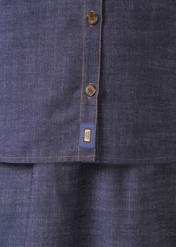 CLEVER Блузка 590416 263278/201дж джинсовый