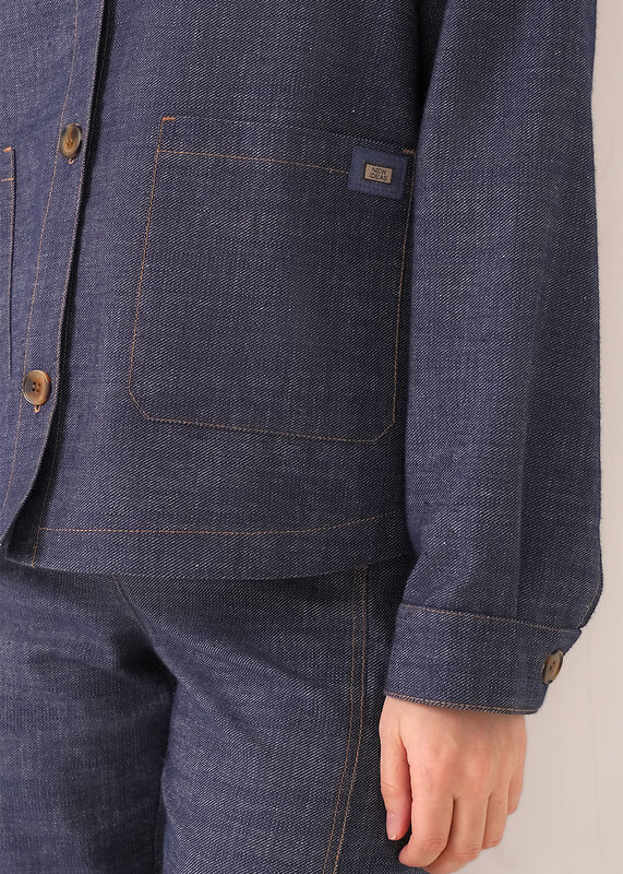 CLEVER Жакет 590417 263279/201дж джинсовый