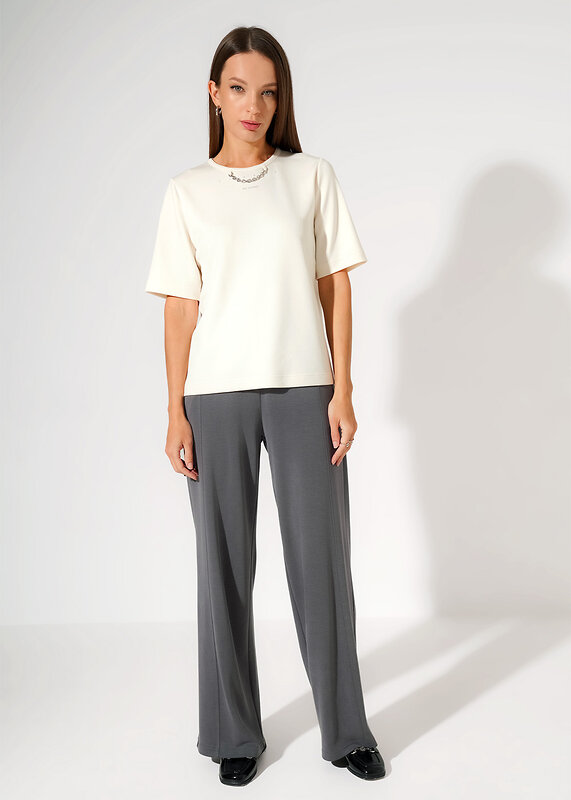 CLEVER Брюки 590420 267190/200тдф т.серый