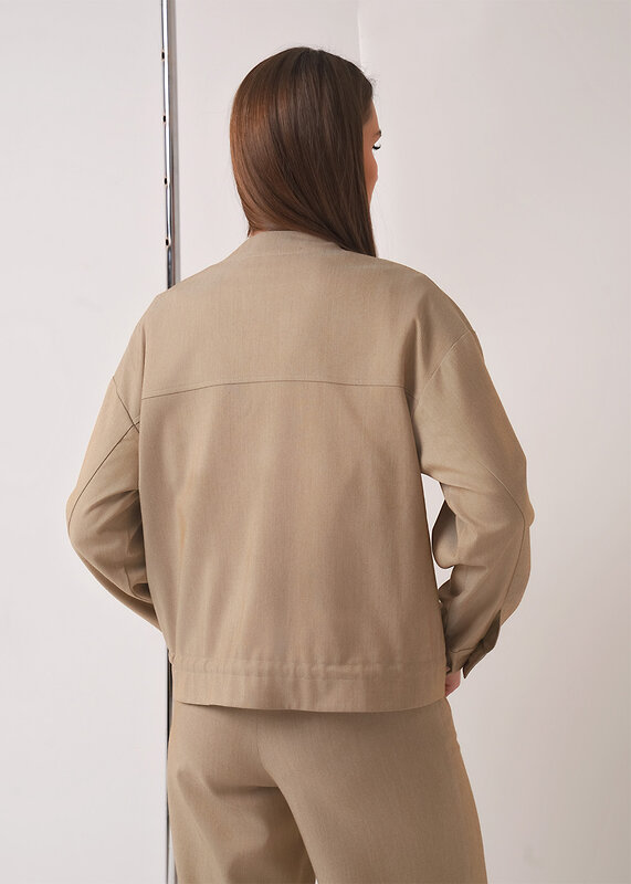 CLEVER Жакет 590429 263280/201дж бежевый