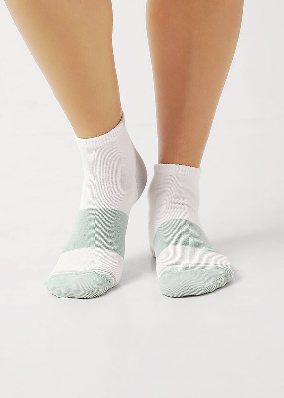 CLEVER Носки 590440 Д5507 белый/св.зелёный