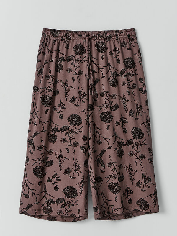 MARK FORMELLE Бриджи 590444 522249 цветы на коричневом