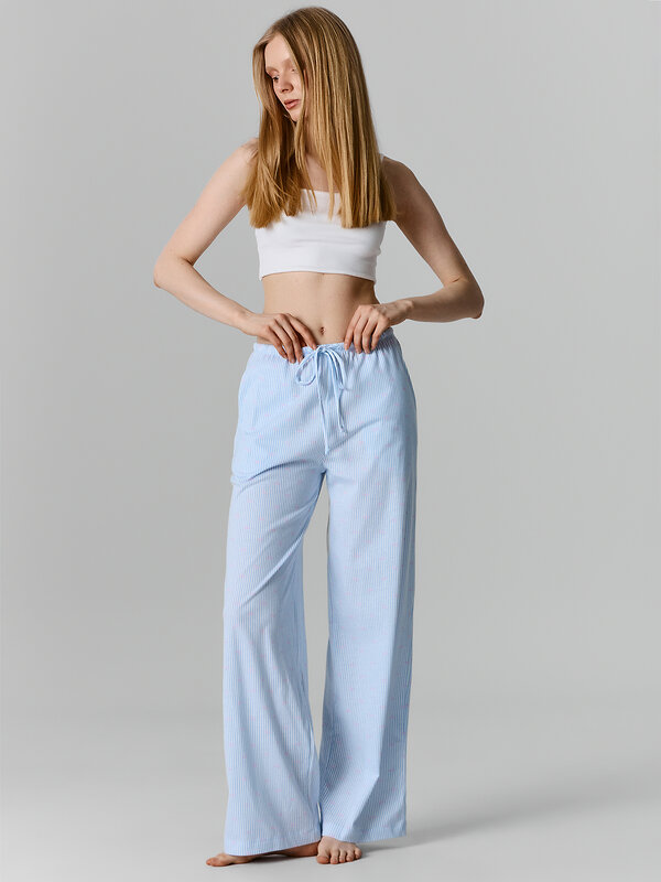 MARK FORMELLE Брюки 590445 532410 бантики на голубой полоске