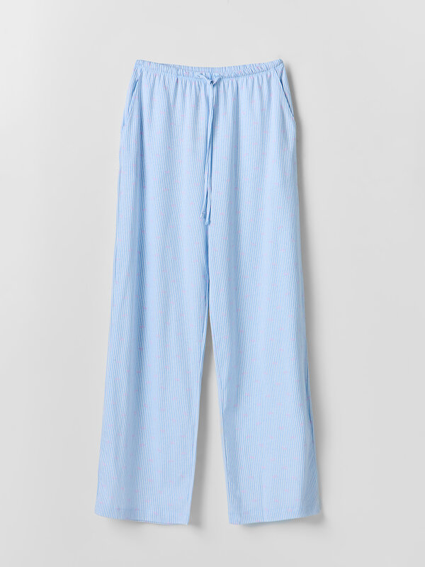 MARK FORMELLE Брюки 590445 532410 бантики на голубой полоске