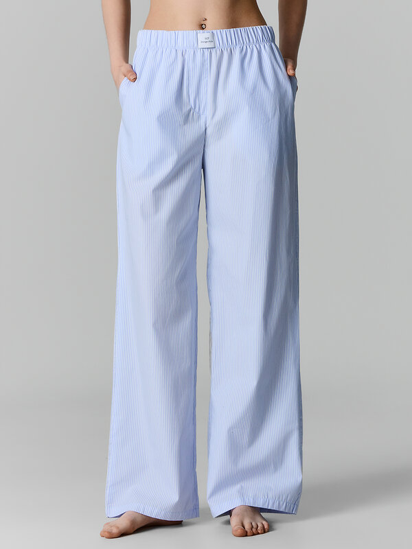 MARK FORMELLE Брюки 590447 532524 полоска бело -голубая