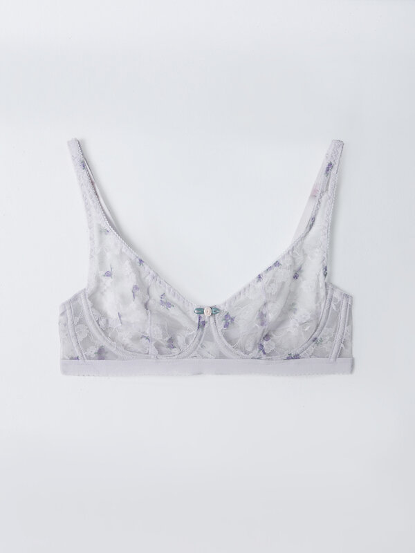 MARK FORMELLE Бюстгальтер 590492 512552 розочки на лиловом