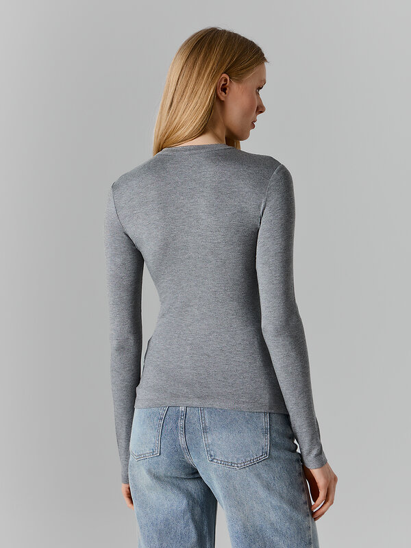 MARK FORMELLE Джемпер 590498 122984 серый меланж