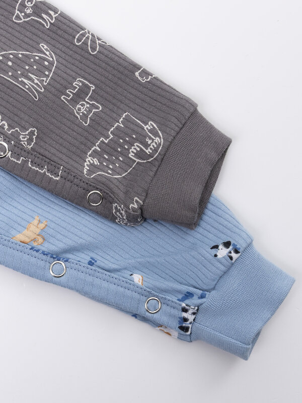 MARK FORMELLE Комбинезон 590505 14012-2 собачки на голубом +собачки на сером