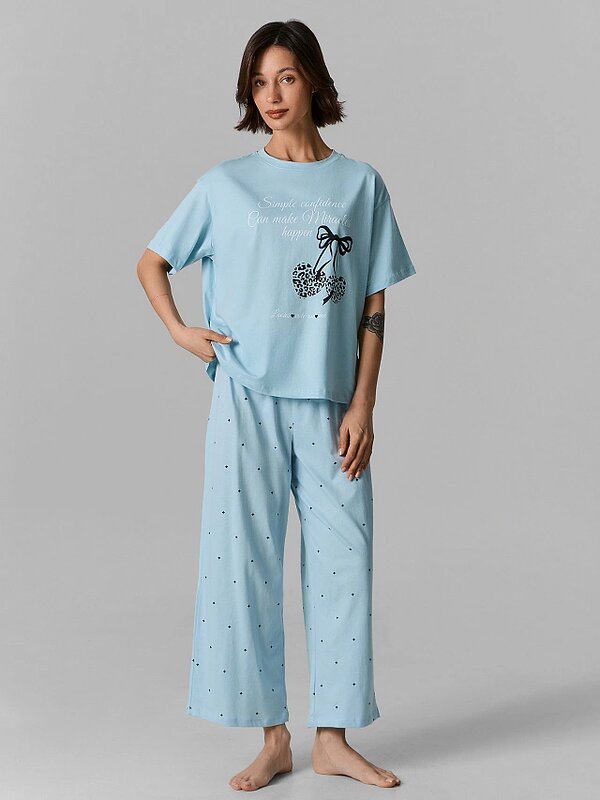 MARK FORMELLE Комплект 590513 592600 голубая дымка +ромбики на голубой дымке