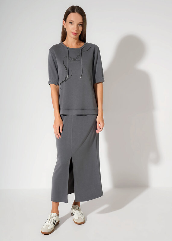 CLEVER Джемпер 590522 267183/200тдф_п т.серый