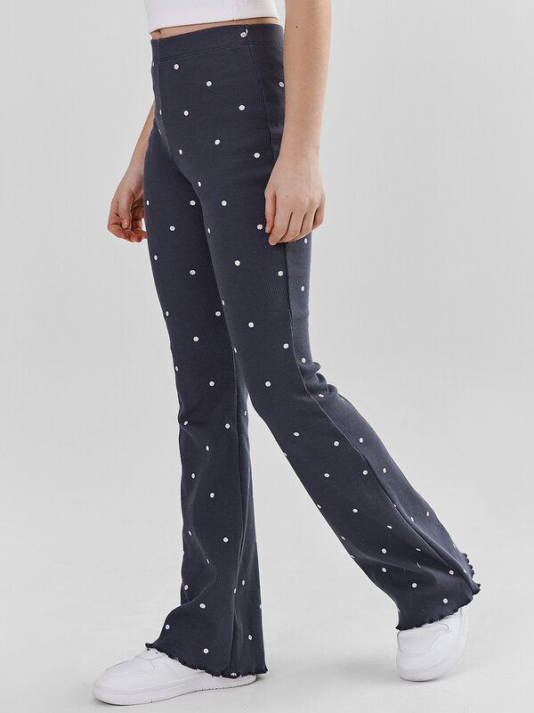 MARK FORMELLE Легинсы 590531 147753 горошек на графитовом