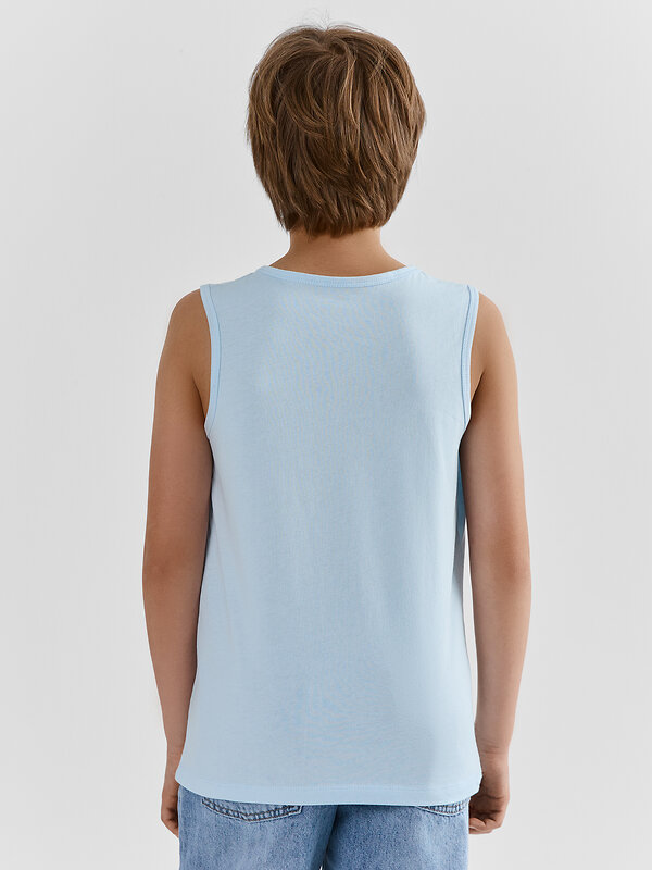 MARK FORMELLE Майка 590533 423344-2 голубое небо +синий +печать