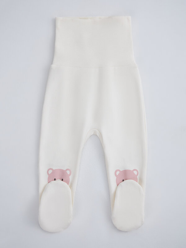 MARK FORMELLE Ползунки 590545 85114-3 молочный +серо-коричневый +серебр.розовый +печать