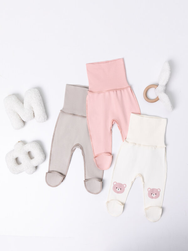 MARK FORMELLE Ползунки 590545 85114-3 молочный +серо-коричневый +серебр.розовый +печать