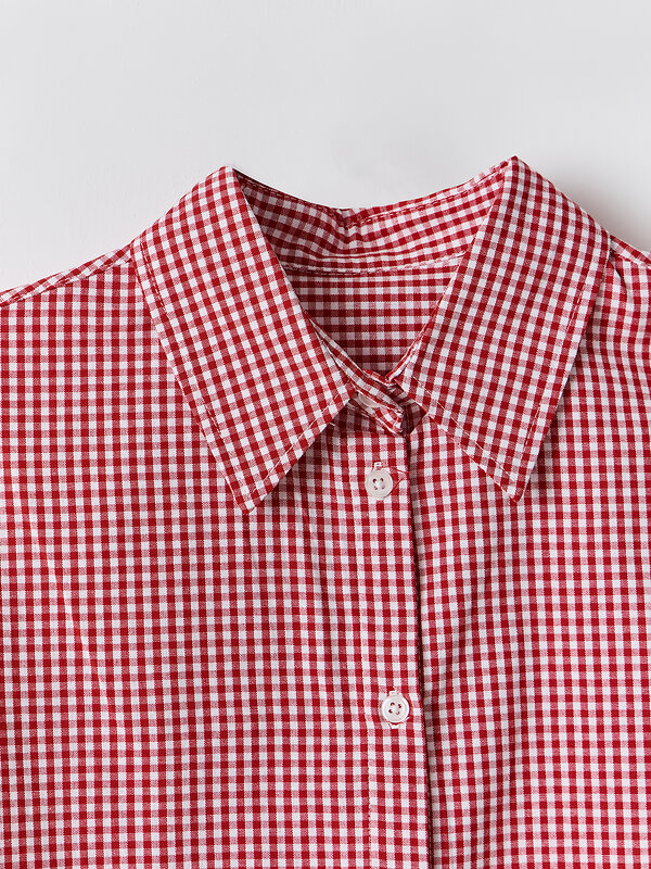 MARK FORMELLE Рубашка 590558 122836 клетка виши красная